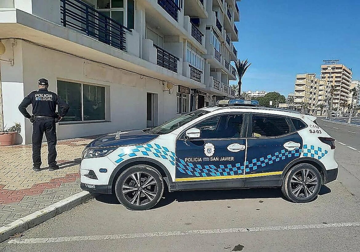 Arrestado por hacer derrapes a gran velocidad en una avenida de San Javier