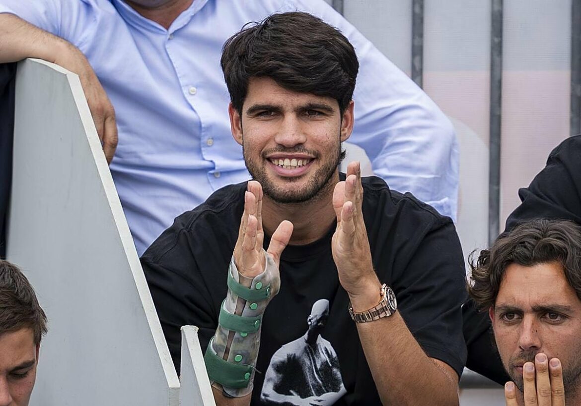 Carlos Alcaraz, entre la prudencia y la esperanza de ir a Londres