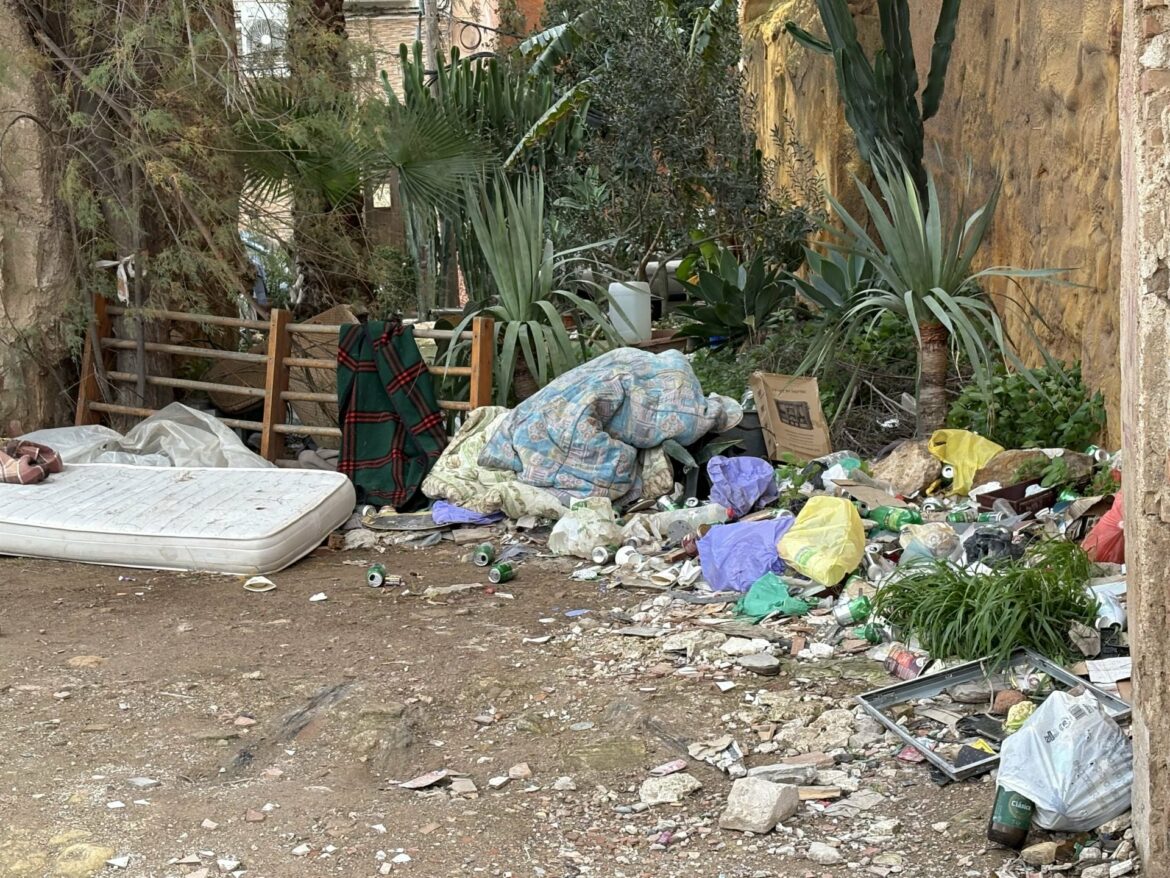 El abandono de solares en la Serreta de Cartagena desata las quejas de los vecinos por insalubridad y plagas