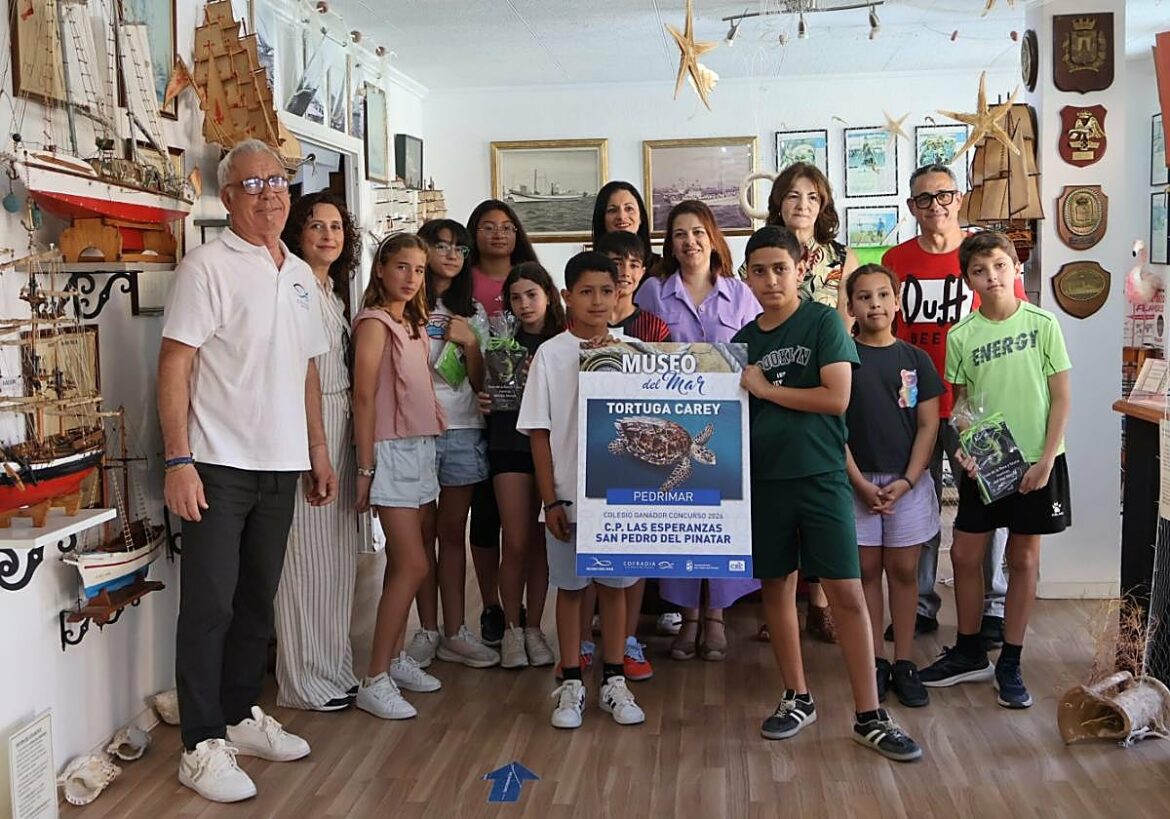 La tortuga carey del Museo del Mar recibe el nombre de ‘Pedrimar’