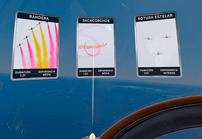 Realidad virtual para experimentar un vuelo con la Patrulla Águila