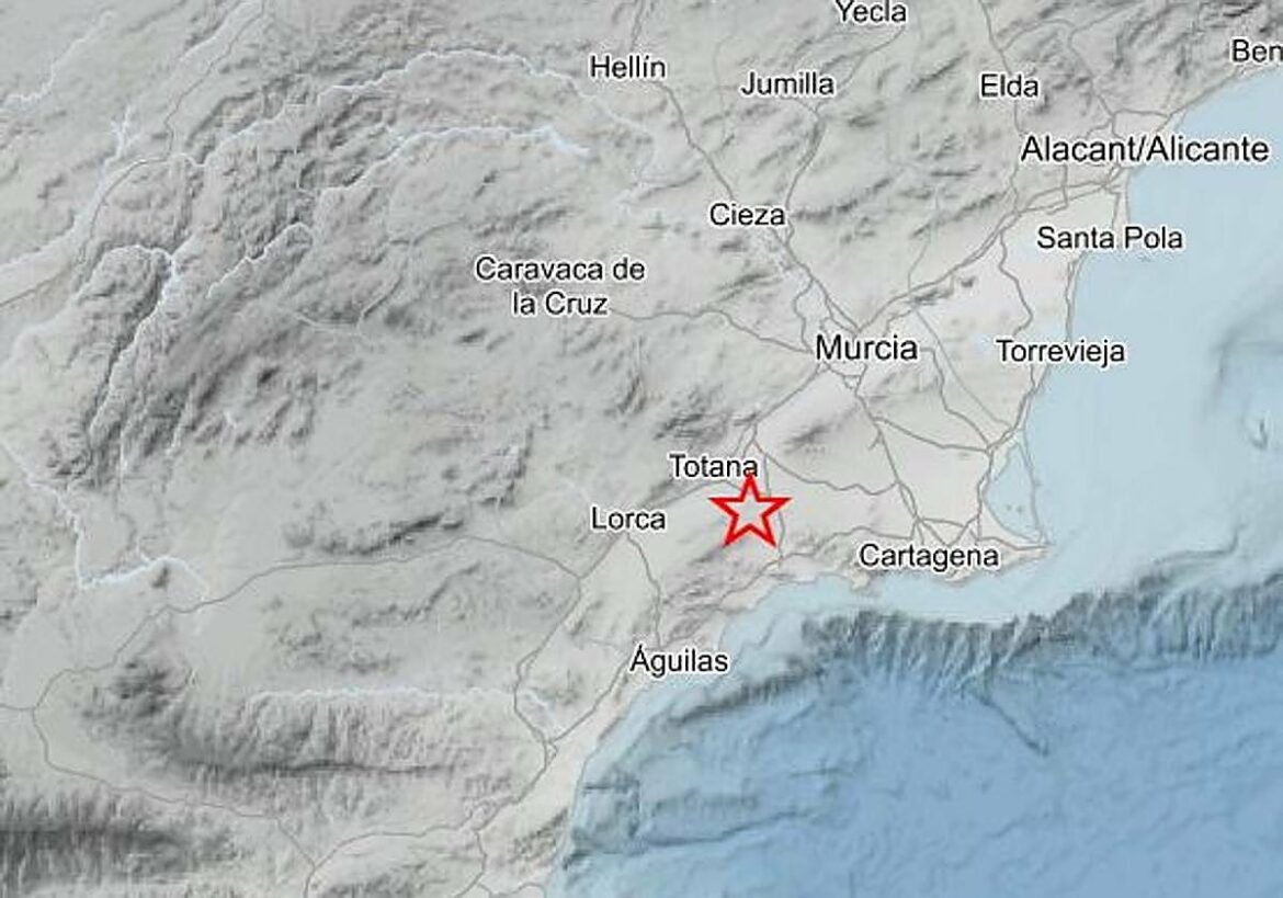 Dos terremotos se dejan sentir durante la madrugada de este miércoles en Totana