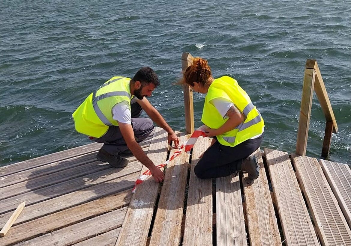 Comienza la reparación de los balnearios de El Carmolí, Los Urrutias y Estrella de Mar