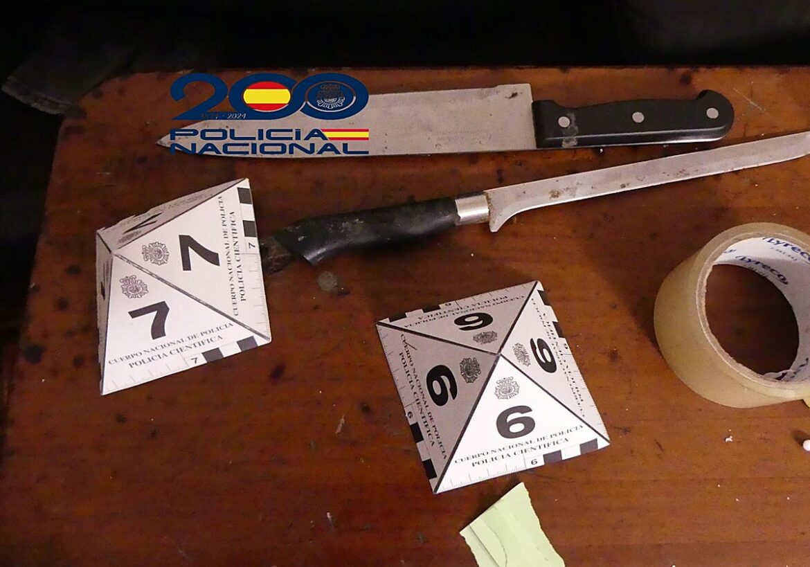 Seis detenidos por un ‘vuelco’ en un narcopiso de Molina armados con machetes y catanas