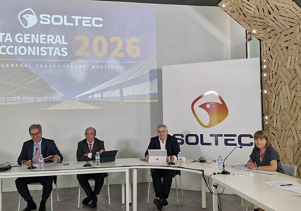 La fotovoltaica Soltec aprueba las cuentas del pasado año con un beneficio de 12 millones de euros para encarar su futuro