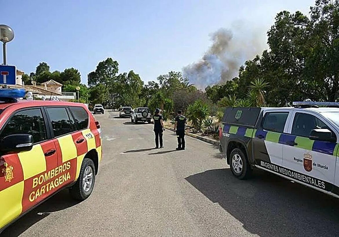 El Seprona sigue la pista a un coche por su posible relación con el incendio de La Azohía