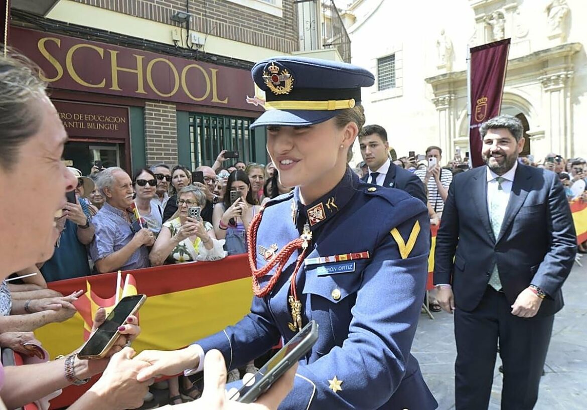 La Princesa Leonor, homenajeada en la Región: «He sido testigo de lo importante que es el Mar Menor y de su naturaleza tan frágil»