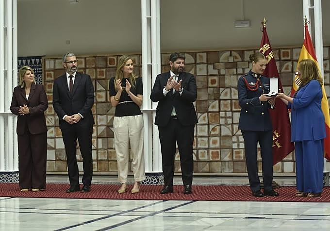 La Princesa Leonor recibe la Medalla de Oro de la Asamblea Regional