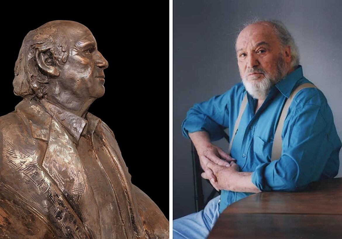 La estatua de Paco Rabal que se negaba a abandonar el taller del artista